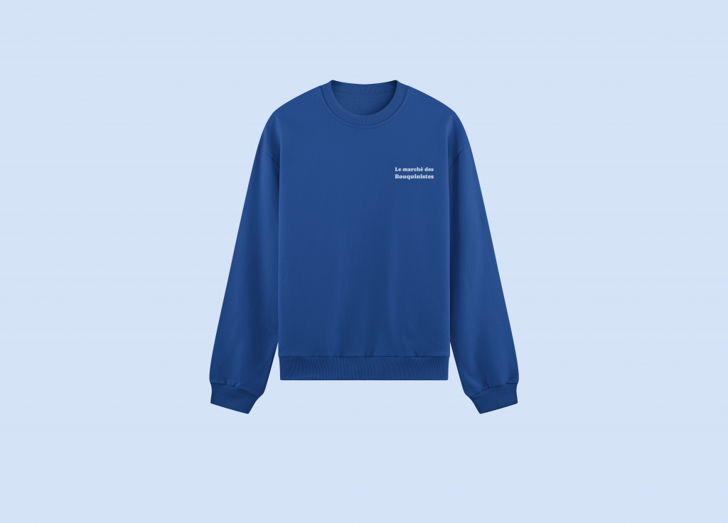 Photo notre sweat bleu marine